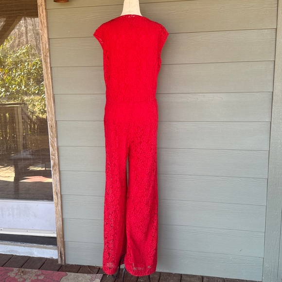 Carolina Herrera Sleeveless Lace Jumpsuit - Picture 9 of 13